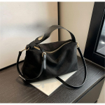 Senovinis moteri&scaron;kas krep&scaron;ys, zom&scaron;inis pečių krep&scaron;ys, vienspalvis laisvalaikio universalus krep&scaron;ys, madinga piniginė, užtrauktuku užsegama rankinė juoda