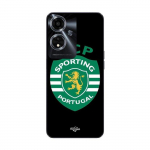 Coque pour Oppo A59 5G SCP SPORTING PORTUGAL FOND NOIR Maniacase juoda