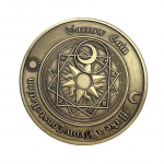 Taro Dvylika Žvaigždynų Sėkmės Moneta Stresą Mažinantys Žaislai Nuo Nerimo Jubiliejinė Moneta Dovanų Prekės Mylimajam &scaron;viesiai pilka spalva