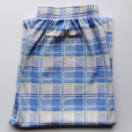 Vyri&scaron;kos medvilninės pižamos &ndash; laisvos languotos kelnės su elastiniu juosmeniu, didelio dydžio, dryžuoto dizaino patogumui. Waist size 2 feet 1-3 feet 4