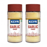 Keya česnako milteliai 55 g, paruo&scaron;ti naudoti, momentinis česnako skonis, be priedų, be konservantų, visi&scaron;kai natūralūs ir birūs, česnako milteliai, pakuotė 2