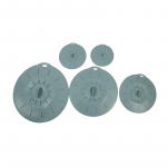 5 vnt. Daugkartinio naudojimo universalus, nepralaidus silikoninis, &scaron;viežiai i&scaron;silaikantis dangtelis Lengvas sandarinimo dubuo, puodas, apsaugantis nuo perpildymo, virtuvės indų priedai įvairiaspalvis