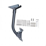 Antenos tvirtinimo prie sienos laikiklio rinkinys Stulpo tvirtinimas Vandeniui atsparios atsarginės dalys Didelio stiprumo Juodas aliuminio lydinys