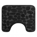 Tualeto grindų kilimėlis, atsparus nusidėvėjimui, ypač sugeriantis, neslidus dizaino dekoratyvinis vonios kambario U formos grindų kilimėlis