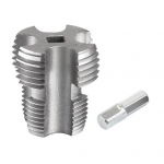 Sriegimo įrankis Nerūdijantis Lengvas montavimas I&scaron;valyti Tikslūs sriegiai &bdquo;Pasidaryk pats&ldquo; Rankinis sriegimas vandentiekio čiaupų priedai