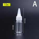 10-200 ml plastikinis suspaudžiamas la&scaron;intuvo buteliukas su užsukamu dangteliu permatomas akis Skysto ra&scaron;alo aliejaus la&scaron;intuvo buteliukai dažų pigmento talpykla 10ML