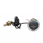 Metalinis automobilio 52 mm mechaninis vandens temperatūros matuoklis 38104 celsijaus 12V geltona lemputė