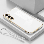 Prabangus dengtas silikoninis dėklas su virvele Samsung Galaxy A16 A06 A15 A25 A35 A55 A05s A14 A24 A34 A54 5g M15 M54 mink&scaron;tas vir&scaron;elis Samsung Galaxy A36