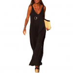 Moteri&scaron;ka vasarinė berankovė cami suknelė, kasdieninė V formos i&scaron;kirptė, skeltukas, ilga suknelė, laisva paplūdimio suknelė, kelioninis atostogų drabužis M kupranugaris