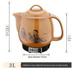 Automatinis keraminis vaistažolių virimo puodas, skirtas naudoti namuose Black Ceramic Inner Pot