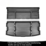 Skirta Toyota RAV4 2019-2024 RAV 4 XA50 hibridinio automobilio bagažinės dangčio atsarginės padangos laikymo dėžutės dėklas, priedai, sandėliavimo, tvarkymo įrankių dėžė juoda