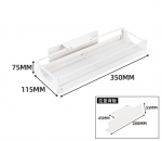 Virtuvės spintelės laikymo lentyna, montuojama ant sienos, stalčius su slankiojančiais bėgeliais, tarpų laikymo stovas-organizatorius po kriaukle, namų organizavimo lentyna