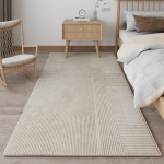 Stačiakampis rąstų stiliaus miegamojo kilimėlis &ndash; purvui atsparus tatami antklodė prie lovos 60x160cm Upgraded Anti-Slip Fleece