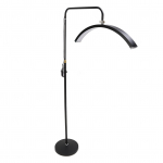 19 colių pusmėnulio formos juodas LED pusmėnulio formos tor&scaron;eras tatuiruotėms, 50 W, 100&ndash;240 V EU Plug