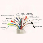 Elektrinio dviračio priedai 36 V/48 V elektrinis dviratis Onesize