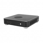Stalinio kompiuterio dėklas Geras &scaron;ilumos i&scaron;sklaidymas Puikus kompakti&scaron;kas juodas mini HTPC dėklas, skirtas namų vaizdo įra&scaron;ams