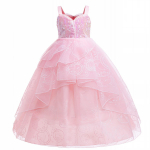 Stebuklinga Pikta Ragana Cosplay Glinda Rožinė vaiki&scaron;ka Suknelė 110cm rožinė