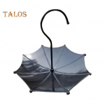 Platforminis pauk&scaron;čių lesyklėlės skėčio dizaino pakabinamas pauk&scaron;čių lesyklėlės padėklas, atsparus oro sąlygoms, lauko, sodo, kiemo terasai juoda