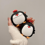 Grybo Pingvino Silikoninis Apsauginis Dėklas AirPods Pro 2/3 Kartai Apple AirPods 1/2 Generation