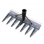 Sodininkystės ravėtuvas, traukiklis, grėblys, labai tvirtas plienas, lauko sodas, veja, ūkis, dirvožemis A