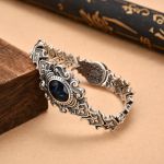 Nauja sunkiosios pramonės Tang žolės lapės uodegos apyrankė, lengvos prabangos madingi pankroko apyrankės aksesuarai, dovana vaikinui 21CM