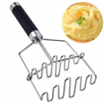 Bulvių grūstuvas Lankstus nerūdijančio plieno bulvių grūstuvas Dizainas Geriausias bulvių grūstuvas Įmontuota spyruoklė One Size