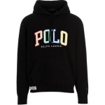 Polo Ralph Lauren SS23 Spausdintas su raidžių logotipu megztinis su gobtuvu Vyri&scaron;kas džemperis Juodas 710890190-001 S