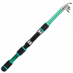 Nauja 1,8 m maža me&scaron;kerykočio masalo me&scaron;kerė, metanti besisukanti me&scaron;kerė EVA rankena Teleskopinė me&scaron;kerė, tinka pradedantiesiems žvejoti Dovana vaikams