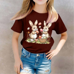 Kūdikių mergaičių berniukų mar&scaron;kinėliai Vaikų vir&scaron;us Berniukų ir mergaičių mar&scaron;kinėliai su spauda trumpomis rankovėmis 130 juoda