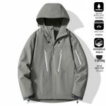 Woodpecker Moteri&scaron;kas 3-in-1 Mėlynas Vėjo Striukės Sniego Striukė - Mažas Dydis, Vėjui Atsparus & Vandeniui Atsparus, 2025 m. Pavasario Leidimas M