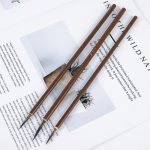 3 vnt. &bdquo;Weasel Hair Hook Line Fine Paint Brush&ldquo; kaligrafijos teptuko ra&scaron;iklis, stacionarus