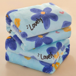 Dual-Use Flannel Throw & Bed Sheet: Thick, Warm, Winter & All-Season Blanket for Dorm or Home, Single/Double 200x230cm
