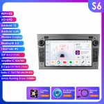 Ossuret Pažangus 8G 128G Android 12 Automobilio Radijas Opel Astra H J 2004 Vectra Vauxhall Antara Zafira Corsa C D Vivaro Meriva 4G Carplay GPS Grotuvas G S6 8Core 6G 64G AI