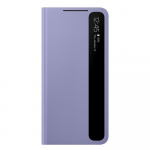I&scaron;manusis veidrodinis atverčiamas dėklas Samsung Galaxy S21 Samsung Galaxy S21+S21 Plus I&scaron;manusis skaidrus peržiūros dėklas For Galaxy S21 Plus violetinė