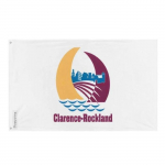 Drapeau - Clarence-Rockland - 90 x 150 cm - Poliesteris - Įspūdis tiesiojoje / atvirk&scaron;čiai - &OElig;illets en fer