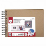 Album spirale A6 - Rayher Hobby - Kraft - 21.5x15.5 cm - FSC Mix Credit - Mixte skaidri