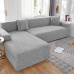 Aksominio pojūčio vandeniui atsparus žakardinis sofos užvalkalas - Visapusi&scaron;kas, reljefinis apsauga nuo dulkių Two-seater Sofa Cover: Fits 145-180cm