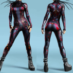 3D Skaitmeninė Spauda Sceniniai Kostiumai Suaugusiems Helovino Renginiai Karnavalo Teminis Vakarėlis Cosplay Apranga Vaidinimo Žaidimas Kombinezonas Kids S-120cm