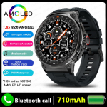 2025 Naujas 1,85 HD ekranas, skirtas Samsung Galaxy Watch 6, i&scaron;manusis laikrodis su Bluetooth skambučiais, 710 mAh, sveikatos monitorius, vyri&scaron;ki sporto režimai, i&scaron;manusis laikrodis silicone belt