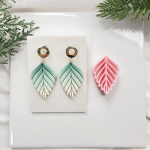 Didelio tikslumo lapų ra&scaron;to polimerinio molio formos &bdquo;pasidaryk pats&ldquo; rankų darbo įrankiai auskarams, pakabukams, sages gaminti