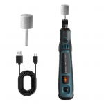 Elektrinis naminių gyvūnų nagų &scaron;lifuoklis, įkraunamas USB, naminių gyvūnų nagų žirklės su 3 greičiais, tylus letenų priežiūros įrankis mažiems dideliems katėms &scaron;unims