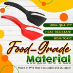 Nepridegančios keptuvės silikoninės mentelės maisto žnyplės Suėmimas ir apversimas 2 viename žnyplės Duonos spaustukas Naudokite keptas kiau&scaron;inis Keptas žuvies kepsnys Blynų kepimo įrankiai random color,1pc