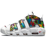 Nike Air More Uptempo Peace, Love, Basketball Vyri&scaron;ki sportbačiai Balti Juodi University-Gold DM8150-100 40