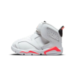 Air Jordan 6 Retro Little Flex TD Infrared Kūdikio sportbačiai Balti Infrared-23 Juodi CT4417-101 26