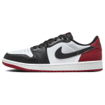 Air Jordan 1 Retro Low OG Black Toe Unisex sportbačiai balti spalvoti raudoni CZ0790-106 41