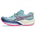 Asics Fuji Speed 2 Pilki Mėlyni Rožiniai Moteri&scaron;ki Sportbačiai Juodi 1012B515-400 40