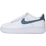 Nike Air Force 1 GS Balti Griaustinio Mėlyni Vaikų Sportbačiai Metaliniai Sidabriniai FV5948-121 38
