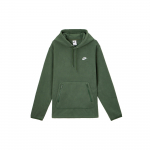 Nike Puloveris su gobtuvu, Fleece, mink&scaron;tas, patogus &scaron;varkas, vyri&scaron;ki &scaron;varkai, eglės žalia FZ0661-323 L