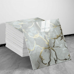 Auksu kniedytos koliažinės imitacinės plytelės sienų lipdukai virtuvės sienelės, vonios kambario ir svetainės dekorui, lipnūs putų lipdukai 30 PCS