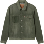 Levis Denim Wanderer serija FW24 Denim Wanderer serija Atverčiama apykaklė Laisva Tiesi ilgomis rankovėmis Džinsinė striukė Vyri&scaron;kos striukės Žalia 0015E-0008 M